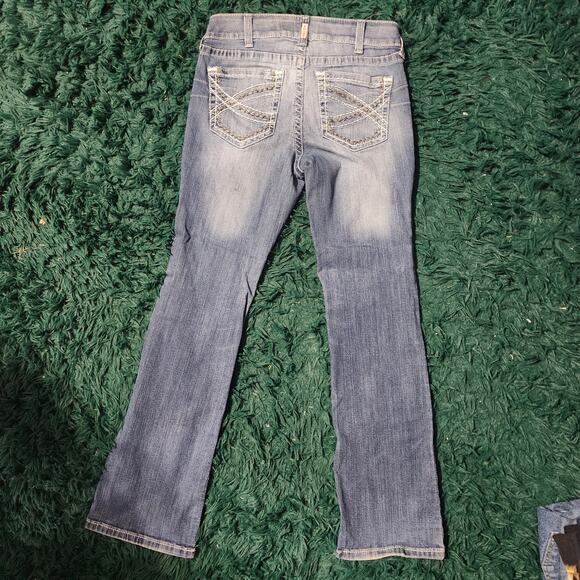 Ariat R.E.A.L. Denim Women’s Bootcut Jeans Medium Wash Western Rodeo Style 31x31 - Picture 2 of 6